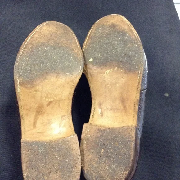 Edward Green custom Alligator shoes size 8-9 - Picture 6 of 7